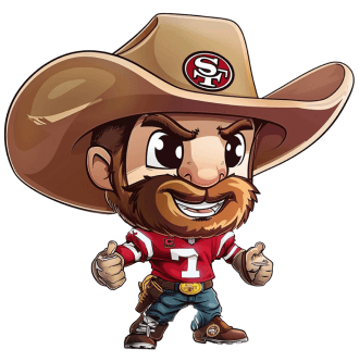 49ers Mascot